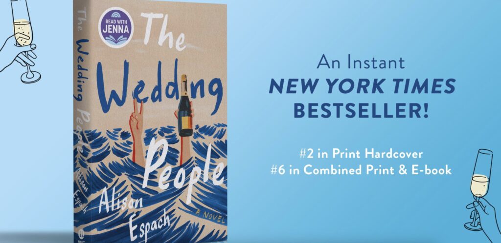 fiction book advertising: The Wedding People